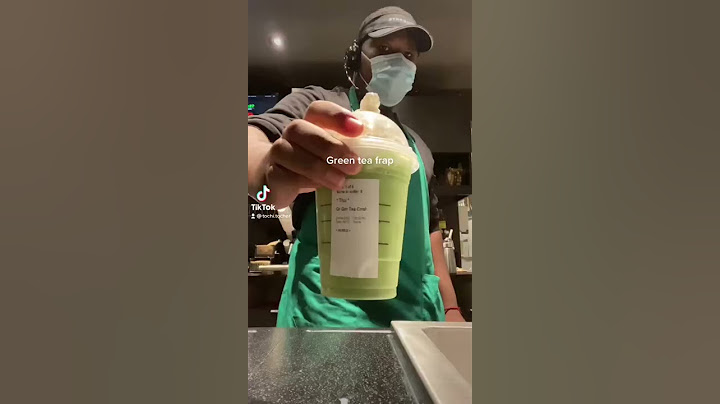 How to make a Green Tea Frappuccino
