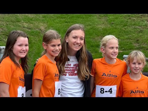 Huldiging atlete Femke Bol
