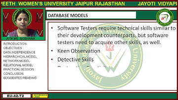 Jayoti Vidyapeeth - Faculty of Engineering and Technology - Database Models
