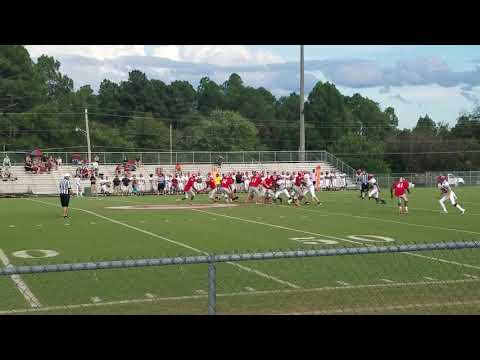 High school freshman QB Chase Hart throwing another TD pass with great catch by receiver