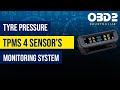 Tyre Pressure Monitoring System TPMS 4 Sensor's