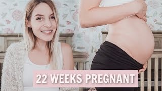 22 WEEKS PREGNANT VLOG + BUMP SHOT | Unmedicated Birth Plan + Q&amp;A | Lauren Self