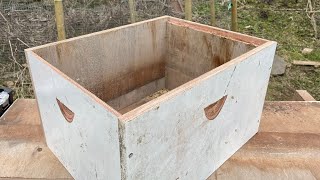 How to Build a Simple Wooden Langstroth Beehive DIY #simple #easy