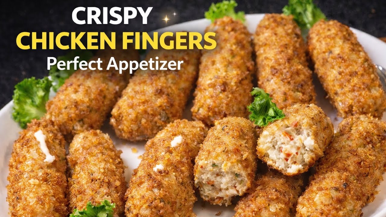 Chicken Fingers Recipe | Crispy Chicken Appetizer | Chicken Starter