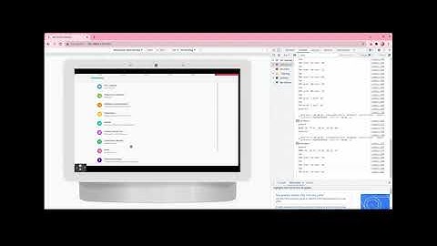 AI-Speaker Android in Web browser, gesture: pan, swipe, tap