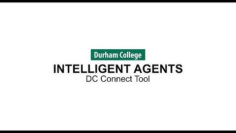 DC Connect - Intelligent Agents