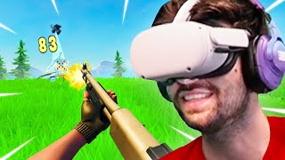 I Played FORTNITE in VR! screenshot 3