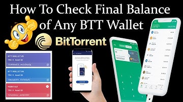 How To Check Final Balance of Any BTT Wallet | Crypto Wallets Info