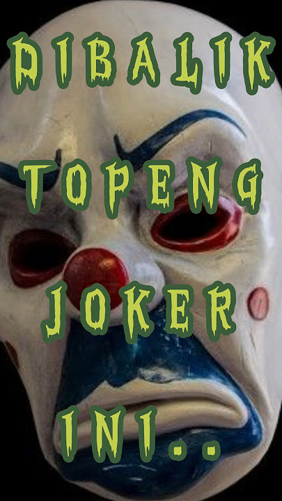Dibalik Topeng Joker Ini.. #mask #cesarromero #joker #shorts #nontonituasyik