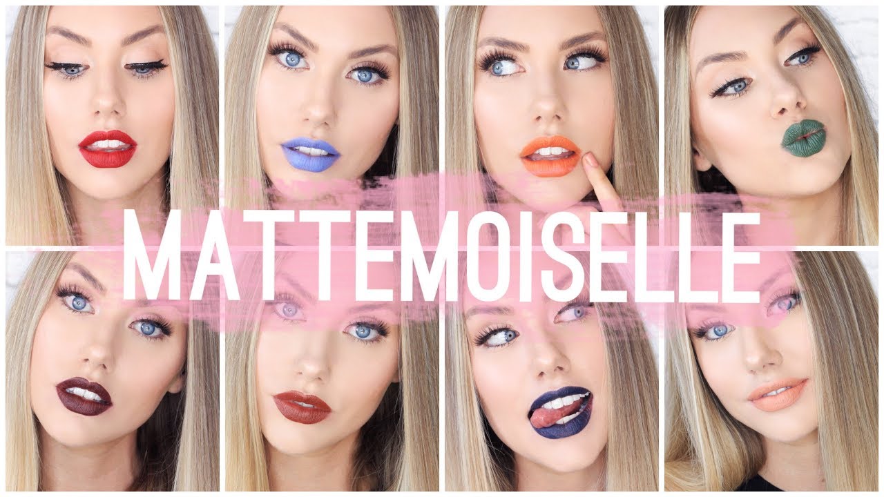 Fenty Beauty Mattemoiselle Plush Matte Lipstick Swatches Youtube