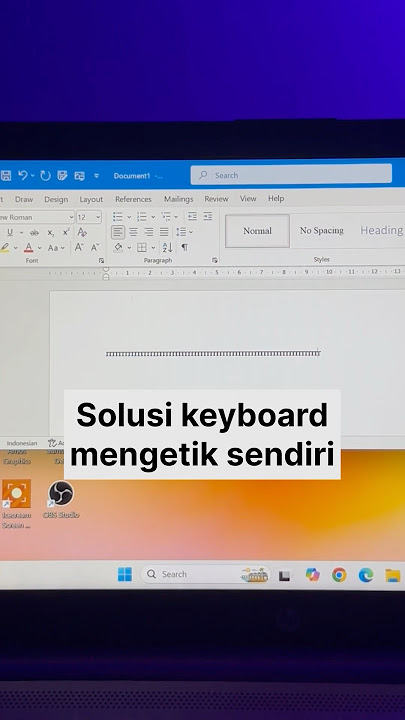 🔥Cara mengatasi Keyboard Laptop error mengetik sendiri di Windows 11 & Windows 10 #tutorial