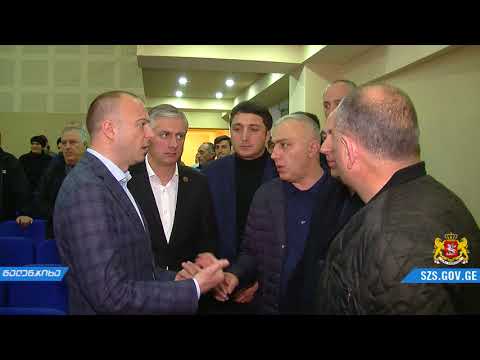 ზურაბ ალავიძემ წალენჯიხის განახლებული კულტურის სახლი დაათვალიერა