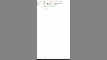 Use of break statement in python #python #break statement #statements in python