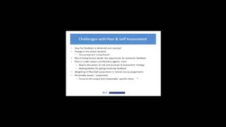 Video 10 2 Peer and Self Assessment Online complete