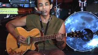 Joey Ayala performing at the 1st Elements Camp
