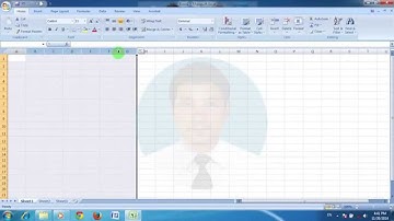 Microsoft Excel របៀបកំណតទំហ៊ុំ Row និង Column