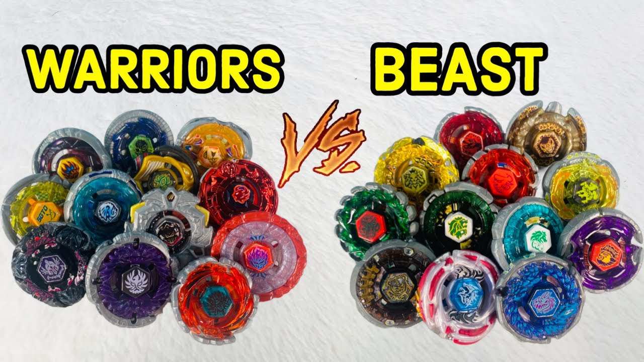 Warriors vs Beast TAG TEAM Battle! Beyblade Metal Fight!
