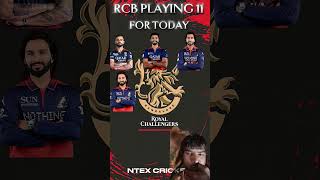 RCB PLAYING 11 FOR TODAY 🧐#ipl2026 #rcb #rcbvsmi#mivsrcb #rcbplayingxi #mi#ipl2026 #ipl #rcbians
