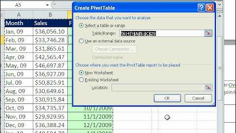Excel Magic Trick 614: Extract Full Date from Monthly Dates Listed As Text -- Pivot Table