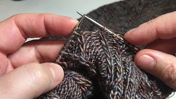 Right purl twist (RpT)