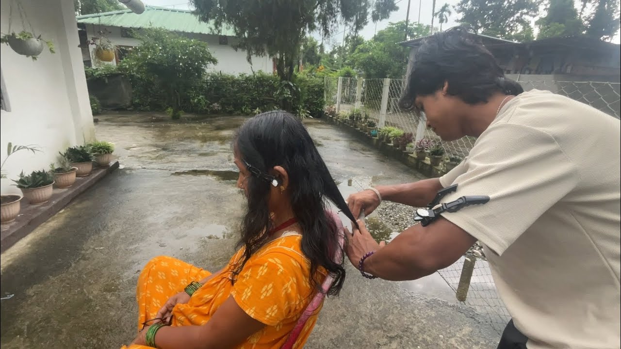 GHAR MAY HAIR CUT KAR DIYA !!!💇😍❤️||VLOG-840|@Artwithkaran 