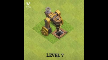 DARK ELIXIR DRILL UPGRADING LEVEL 1 TO MAX | CLASH OF CLANS | #shorts #cocshorts