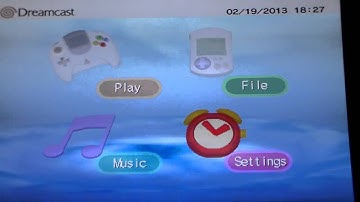 Sega Dreamcast Dashboard (Composite vs VGA Comparison)