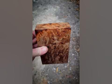 стабилизированное дерево для рукоятей ножей. #knife #ножручнойработы # ...
