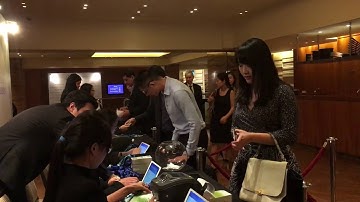 [Live] Fast and Seamless Mobile Check-in and Badge Printing at a Conference in Grand Hyatt