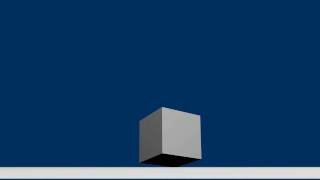 4k resolution test (falling cube)