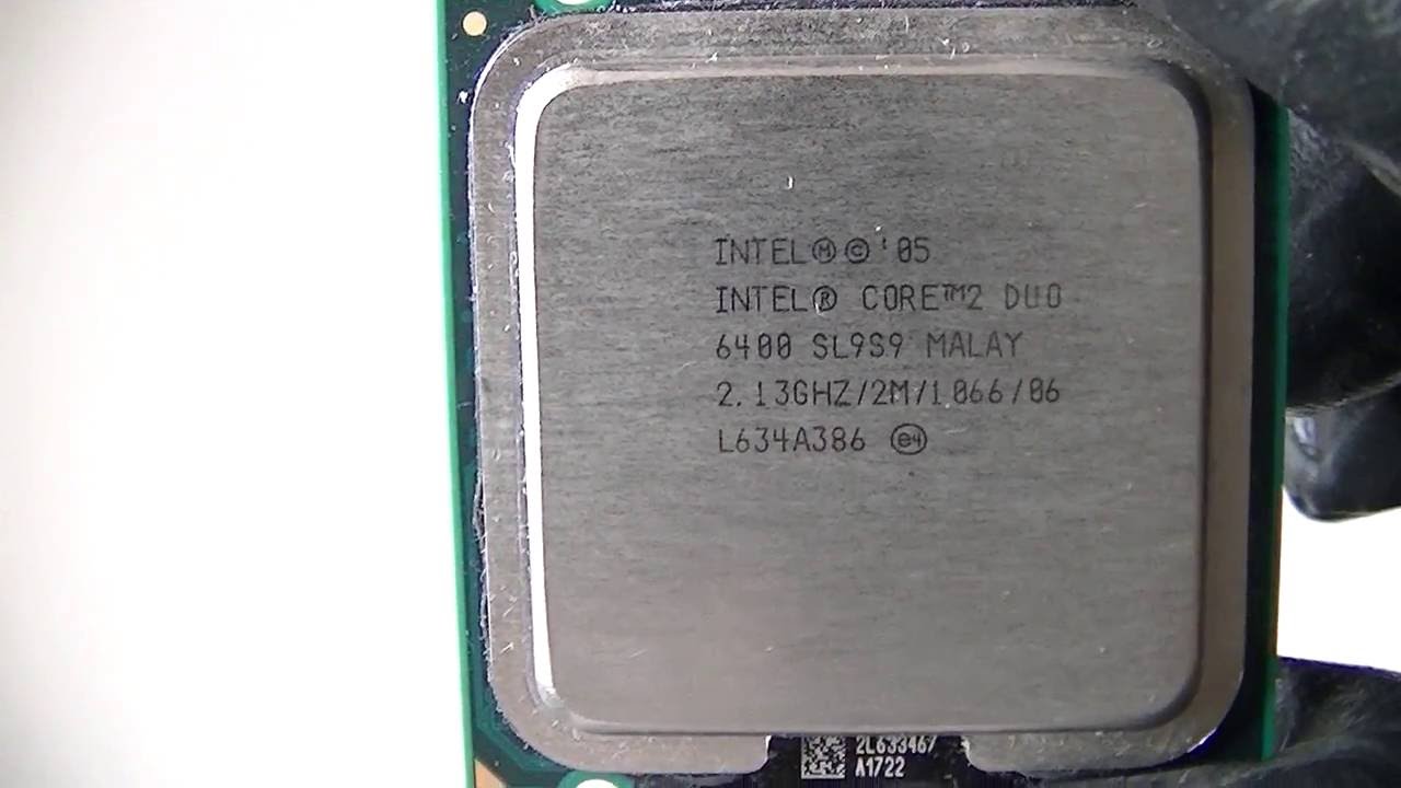 Intel core 2 duo память