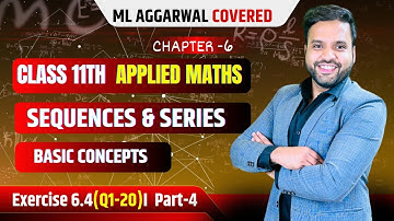 Geometric progression | Sequences & Series Applied Maths Class 11 | Ex 6.4(Q1-Q20) | Sri Kautilya