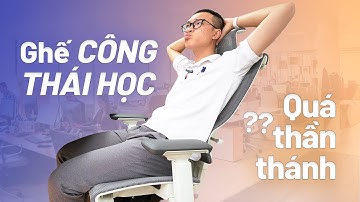 Ghế công thái học thật sự là gì? Nhiều người thần thánh nó quá? review sau 6 tháng dùng