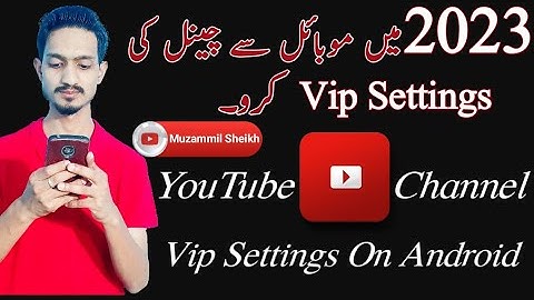 Youtube channel settings from mobile in 2023 | Customize your channel on Android