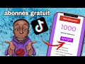 Comment avoir 10k abonns sur tiktok gratuitement en une seul journe