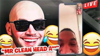 B LOU REACTS TO ADIN ROSS GOING BALD.. *FUNNY* 🤣