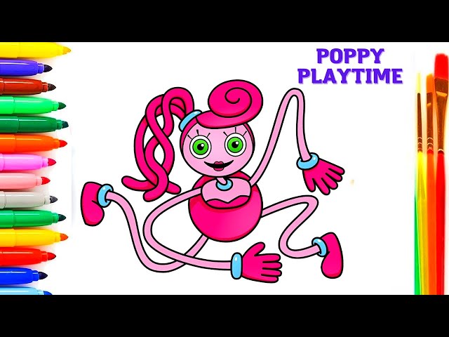 How To Draw MOMMY LONG LEGS - POPPY PLAYTIME 3 