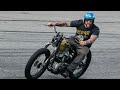 Vintage Harley Flathead 45 Flattracker - Will it Start? Billy Lane Racer Linkert Carb How To Set Up