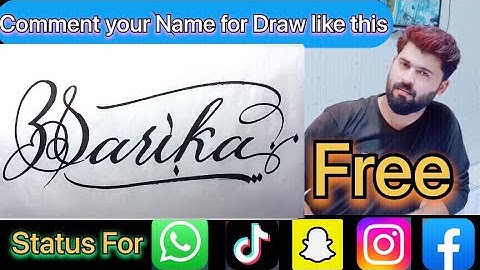 Sarika Name Signature Calligraphy Status | How to Cursive write with cut Marker #sarika @Sarika