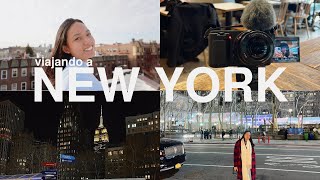 viajé a New York y me compré mi primera cámara para vlogs 🗽📹| Martina