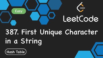 LeetCode 387 First Unique Character in a String | Python 刷題 | Coding Kevin