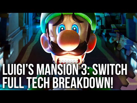 Luigi's Mansion 3: Switch Tech Breakdown - A Playable CG Movie on Switch?