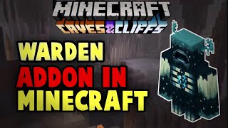 How to download Warden mob addon in Minecraft Pocket Edition | Download Warden addon in Minecraft screenshot 1