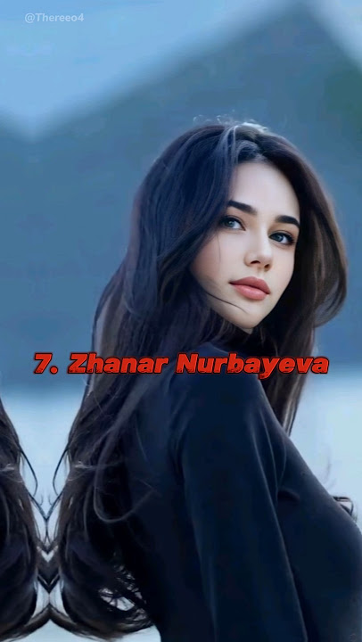Top 10 Most Beautiful Girl In Kazakhstan 🇰🇿🥰💜 #shorts #beautiful #girl #beauty #kazakhstan #thereeo