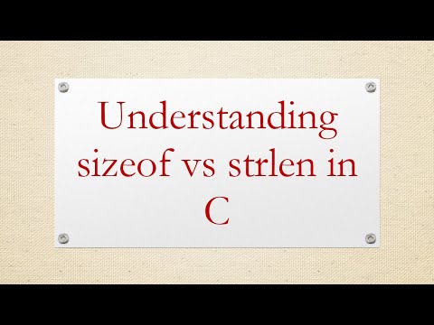 Understanding `sizeof` vs `strlen` in C