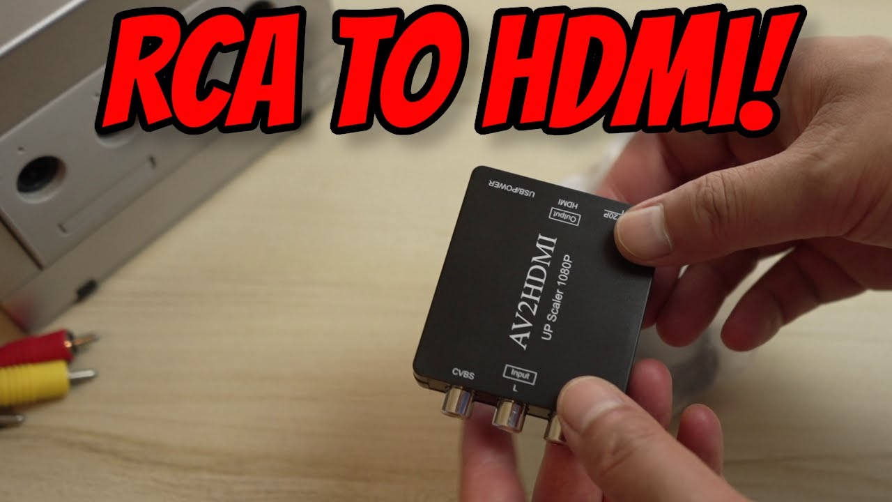 BUDGET AV to HDMI Converter RCA to HDMI Adapter! YouTube