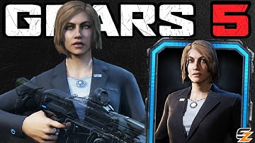 GEARS 5 Characters Gameplay - FIRST MINISTER ANYA STROUD Character Skin Multiplayer Gameplay!