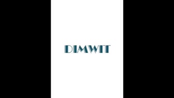 Dimwit DMW350 - Startup and shutdown animation