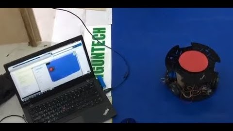 Omni robot 3 bánh chạy theo quỹ đạo tròn v1