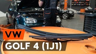 Hoe een ruitenwissers vervangen op een VW GOLF 4 (1J1) [AUTODOC-TUTORIAL]
